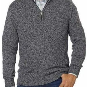 Calvin Klein marble quarter zip sweater
